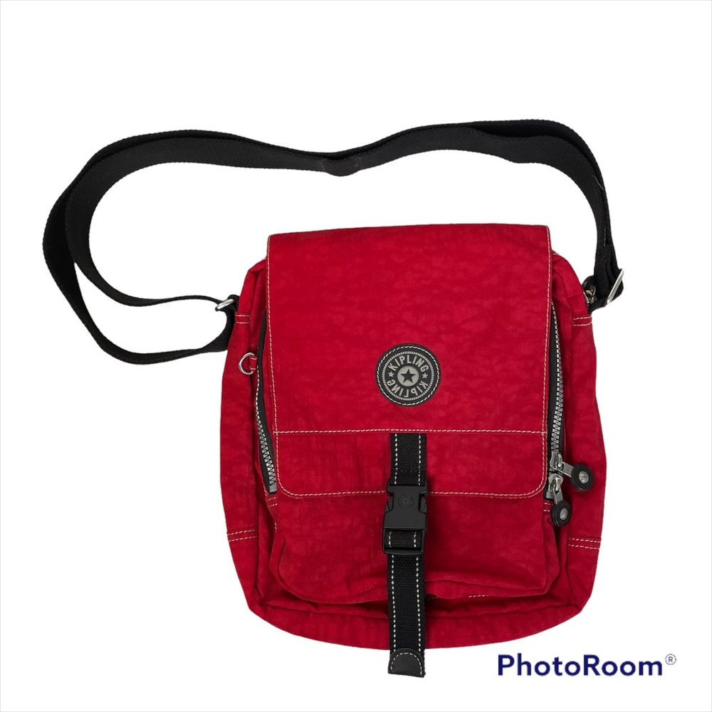 GUC Red Kipling Lancelot Shoulder Bag Crossbody